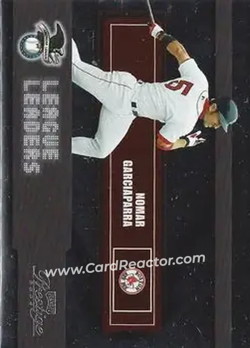 2004 Playoff Prestige - League Leaders Single Foil #LL-4 - Nomar Garciaparra - Boston Red Sox - Front