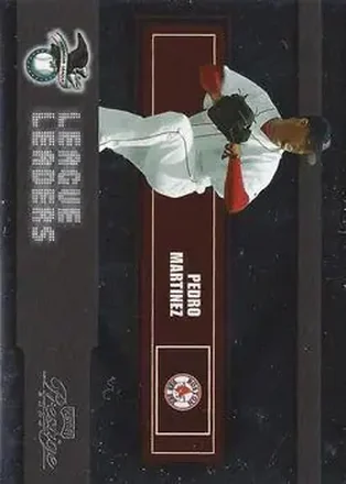 2004 Playoff Prestige - League Leaders Single Foil #LL-6 - Pedro Martinez - Boston Red Sox