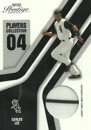 2004 Playoff Prestige - Players Collection Jersey #PC-16 - Carlos Lee - Chicago White Sox