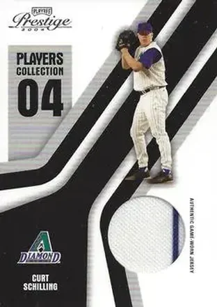 2004 Playoff Prestige - Players Collection Jersey #PC-20 - Curt Schilling - Arizona Diamondbacks