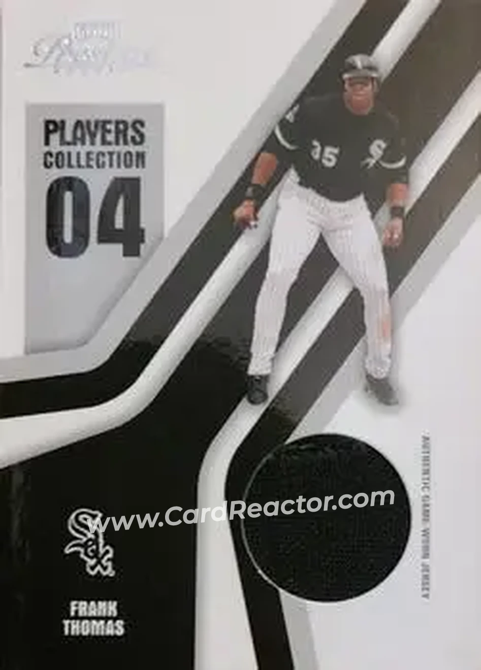 2004 Playoff Prestige - Players Collection Jersey #PC-24 - Frank Thomas - Chicago White Sox - Front