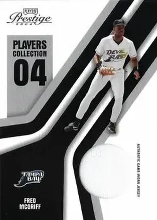 2004 Playoff Prestige - Players Collection Jersey #PC-26 - Fred McGriff - Tampa Bay Devil Rays