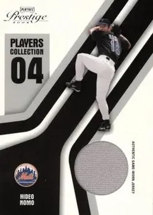 2004 Playoff Prestige - Players Collection Jersey #PC-34 - Hideo Nomo - New York Mets