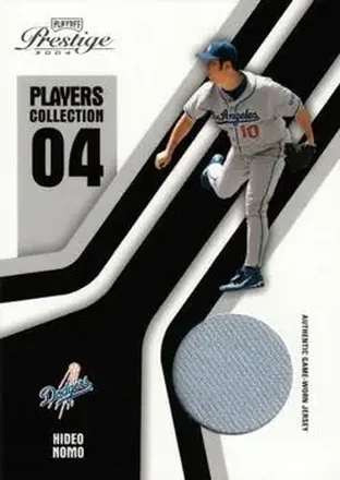 2004 Playoff Prestige - Players Collection Jersey #PC-35 - Hideo Nomo - Los Angeles Dodgers