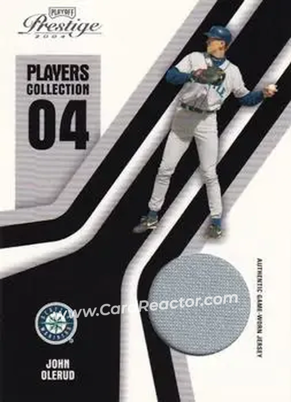 2004 Playoff Prestige - Players Collection Jersey #PC-42 - John Olerud - Seattle Mariners - Front