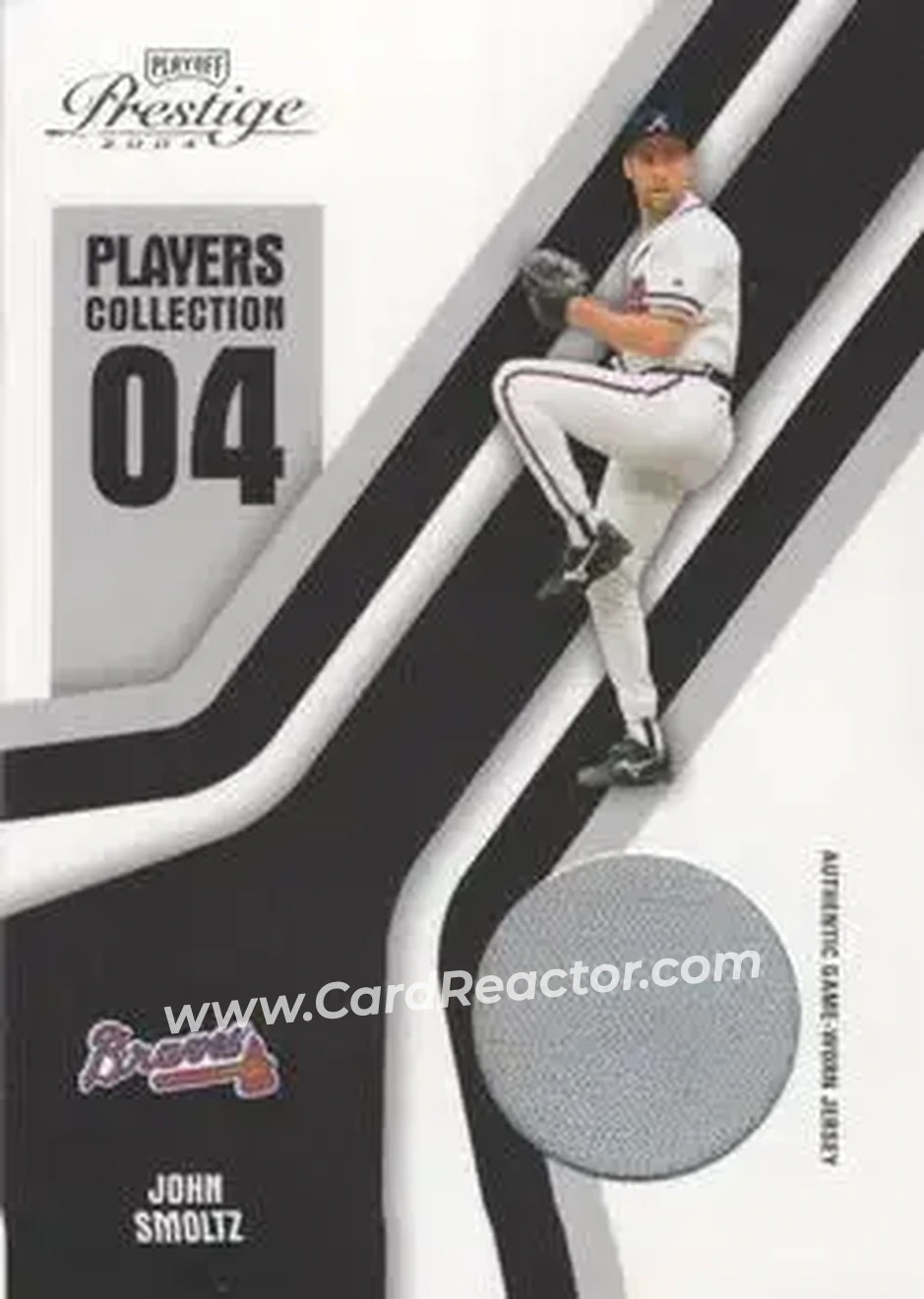 2004 Playoff Prestige - Players Collection Jersey #PC-43 - John Smoltz - Atlanta Braves - Front