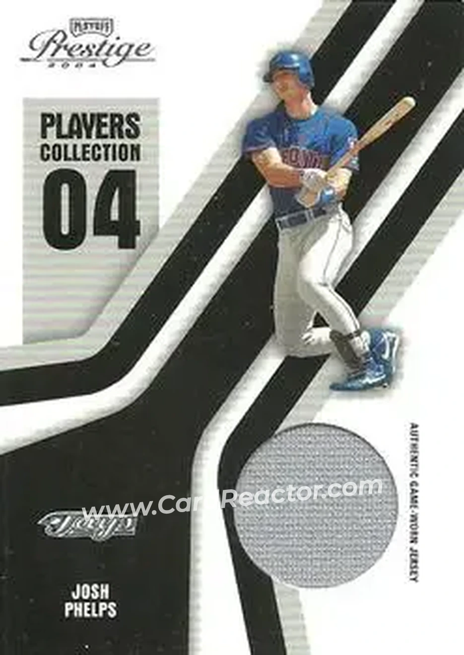 2004 Playoff Prestige - Players Collection Jersey #PC-45 - Josh Phelps - Toronto Blue Jays - Front