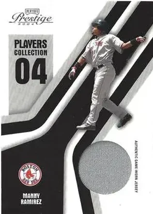 2004 Playoff Prestige - Players Collection Jersey #PC-55 - Manny Ramirez - Boston Red Sox