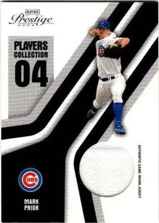 2004 Playoff Prestige - Players Collection Jersey #PC-57 - Mark Prior - Chicago Cubs