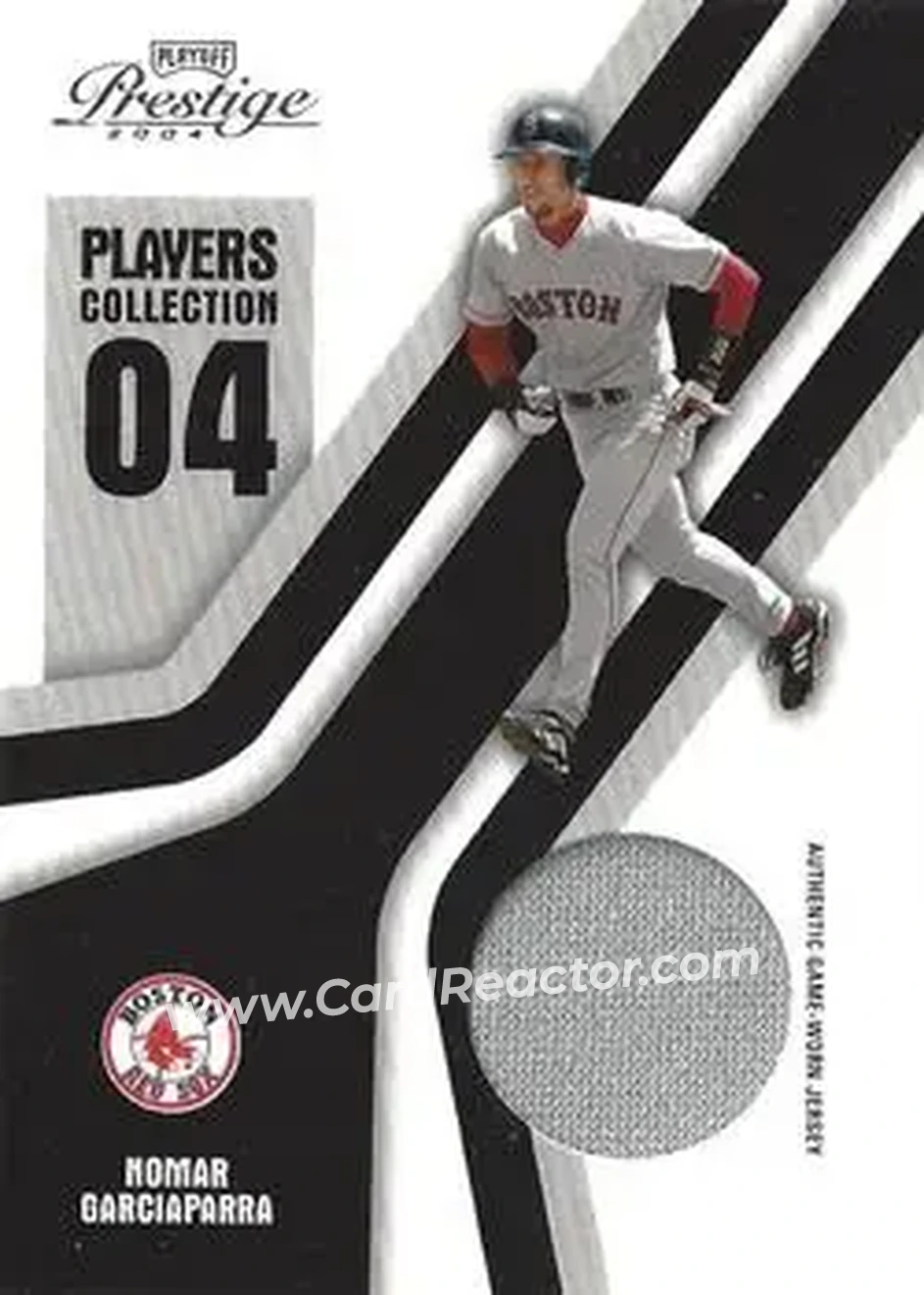 2004 Playoff Prestige - Players Collection Jersey #PC-64 - Nomar Garciaparra - Boston Red Sox - Front