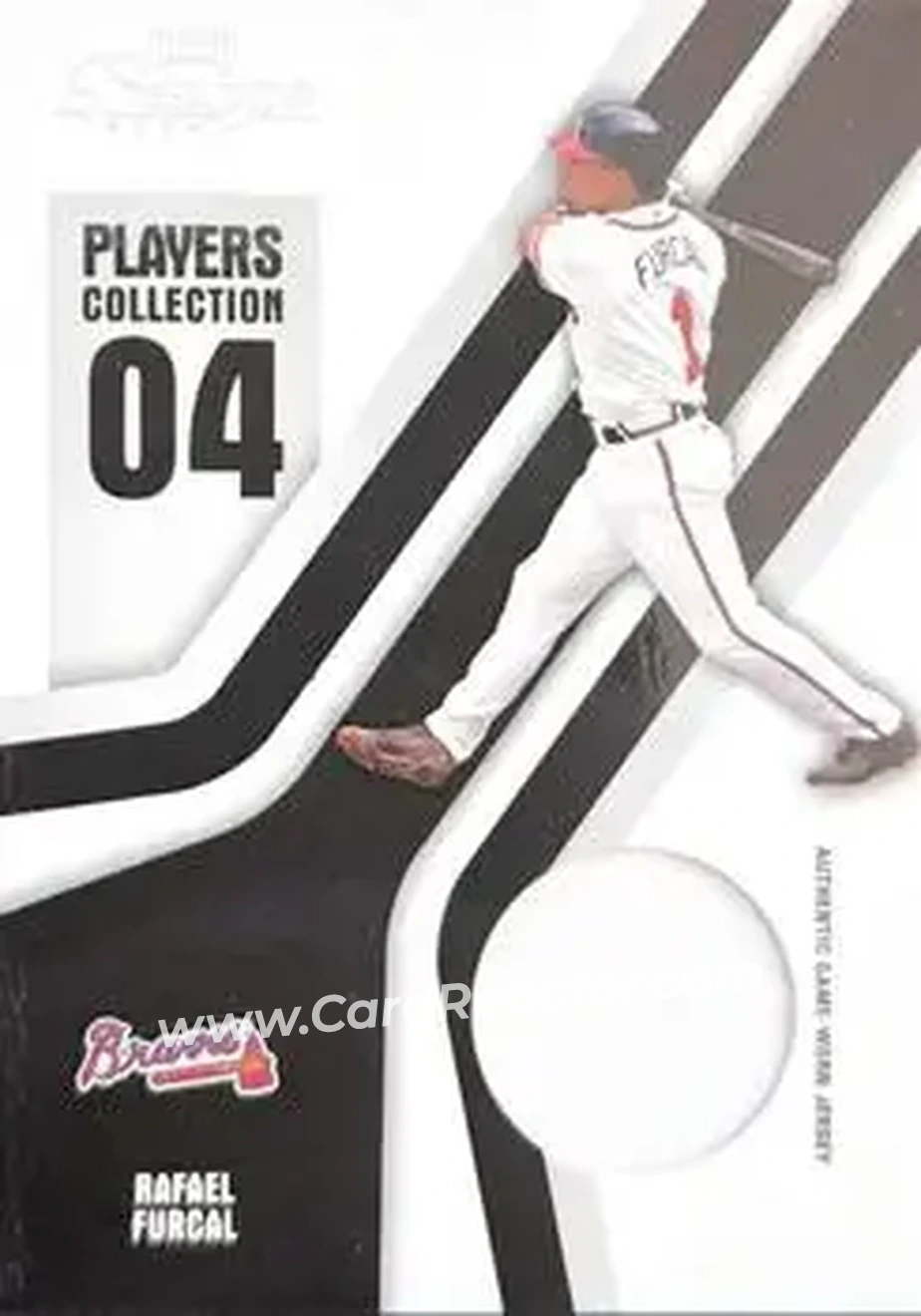 2004 Playoff Prestige - Players Collection Jersey #PC-70 - Rafael Furcal - Atlanta Braves - Front