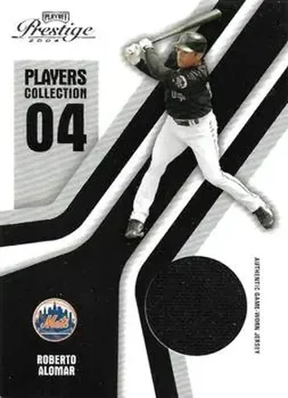 2004 Playoff Prestige - Players Collection Jersey #PC-78 - Roberto Alomar - New York Mets