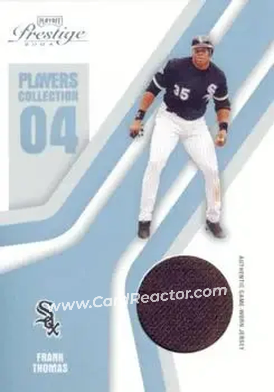2004 Playoff Prestige - Players Collection Jersey Platinum #PC-24 - Frank Thomas - Chicago White Sox - Front