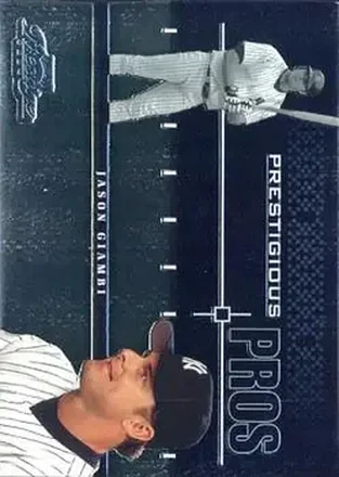 2004 Playoff Prestige - Prestigious Pros #PP-6 - Jason Giambi - New York Yankees