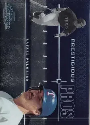 2004 Playoff Prestige - Prestigious Pros #PP-8 - Rafael Palmeiro - Texas Rangers