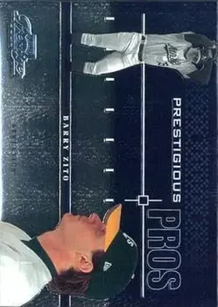 2004 Playoff Prestige - Prestigious Pros #PP-9 - Barry Zito - Oakland Athletics