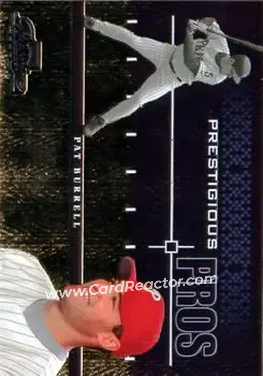 2004 Playoff Prestige - Prestigious Pros #PP-10 - Pat Burrell - Philadelphia Phillies - Front