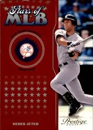 2004 Playoff Prestige - Stars of MLB #MLB-2 - Derek Jeter - New York Yankees