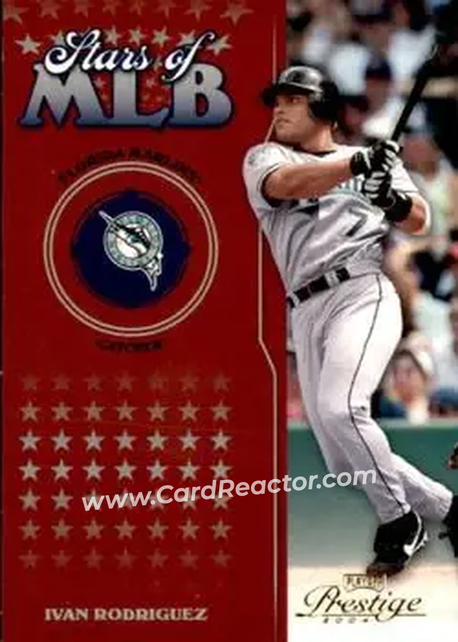 2004 Playoff Prestige - Stars of MLB #MLB-7 - Ivan Rodriguez - Florida Marlins - Front