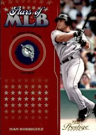 2004 Playoff Prestige - Stars of MLB #MLB-7 - Ivan Rodriguez - Florida Marlins