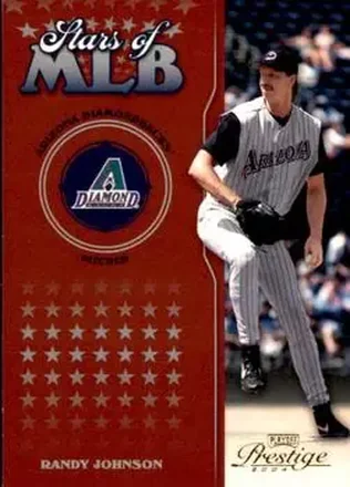 2004 Playoff Prestige - Stars of MLB #MLB-8 - Randy Johnson - Arizona Diamondbacks