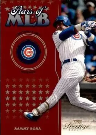 2004 Playoff Prestige - Stars of MLB #MLB-10 - Sammy Sosa - Chicago Cubs