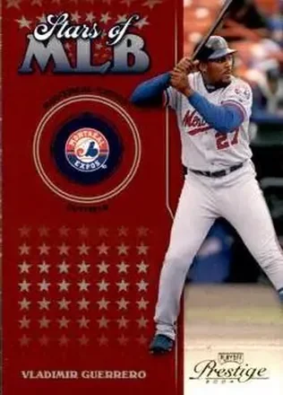 2004 Playoff Prestige - Stars of MLB #MLB-12 - Vladimir Guerrero - Montreal Expos