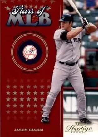 2004 Playoff Prestige - Stars of MLB #MLB-13 - Jason Giambi - New York Yankees