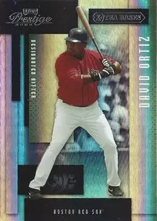 2004 Playoff Prestige - Xtra Bases Black #30 - David Ortiz - Boston Red Sox