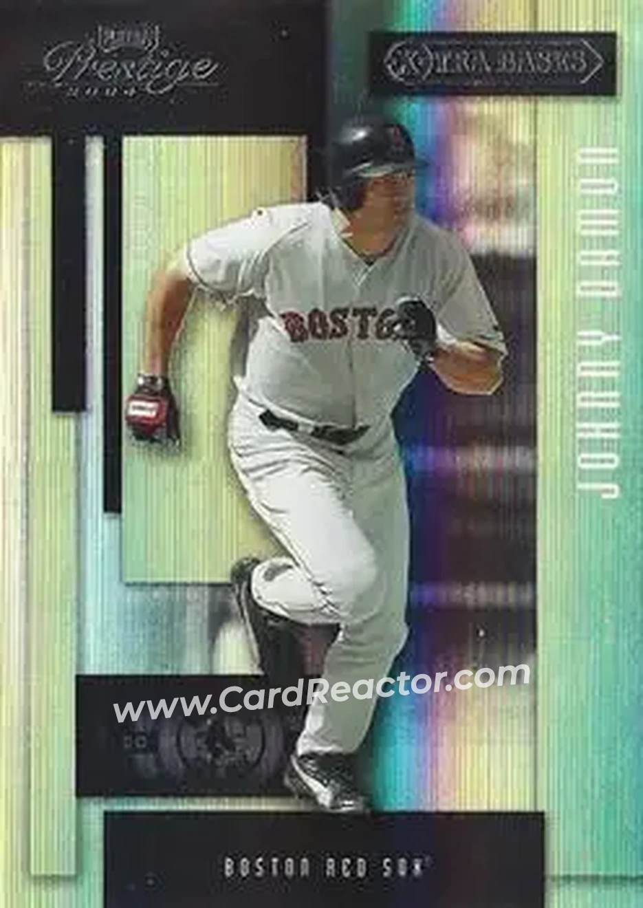 2004 Playoff Prestige - Xtra Bases Black #31 - Johnny Damon - Boston Red Sox - Front