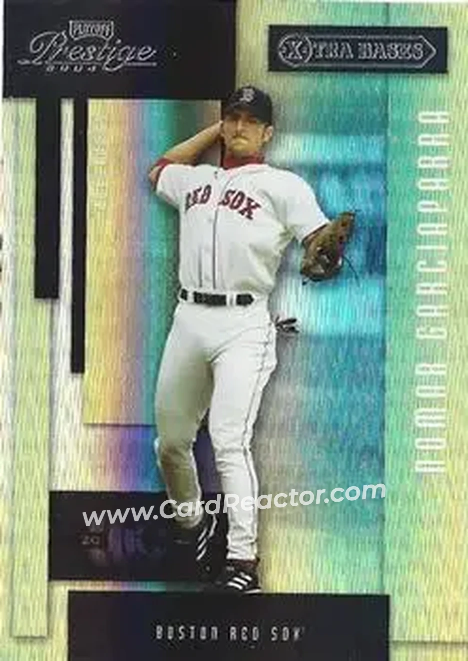 2004 Playoff Prestige - Xtra Bases Black #34 - Nomar Garciaparra - Boston Red Sox - Front