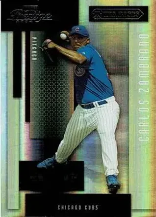 2004 Playoff Prestige - Xtra Bases Black #39 - Carlos Zambrano - Chicago Cubs