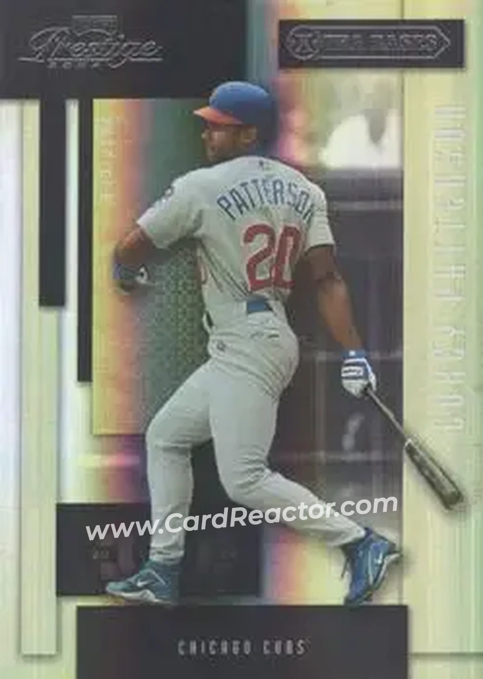 2004 Playoff Prestige - Xtra Bases Black #40 - Corey Patterson - Chicago Cubs - Front 2004 Playoff Prestige - Xtra Bases Black #40 - Corey Patterson - Chicago Cubs - Front