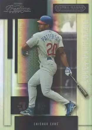 2004 Playoff Prestige - Xtra Bases Black #40 - Corey Patterson - Chicago Cubs