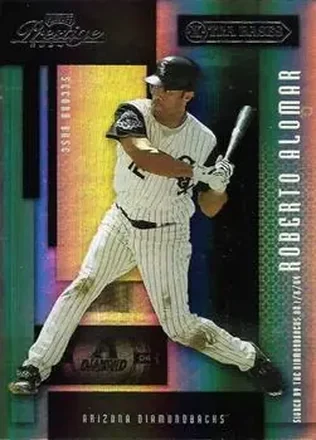 2004 Playoff Prestige - Xtra Bases Black #51 - Roberto Alomar - Arizona Diamondbacks