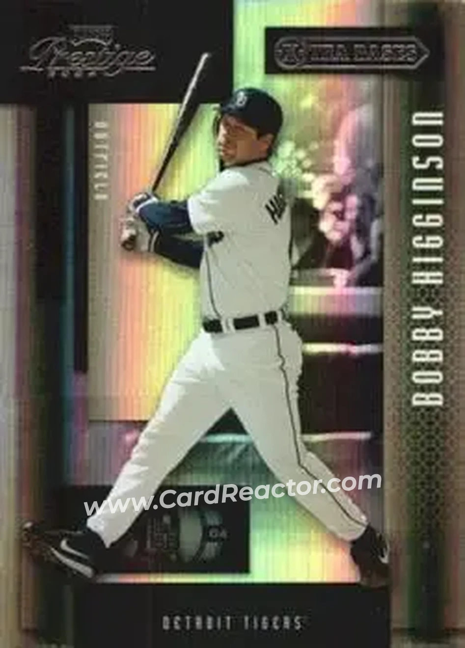 2004 Playoff Prestige - Xtra Bases Black #69 - Bobby Higginson - Detroit Tigers - Front