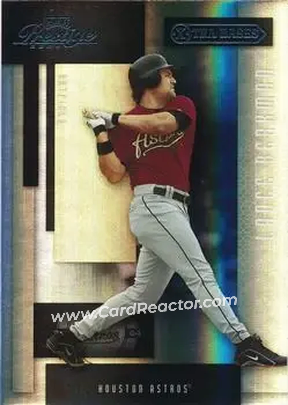 2004 Playoff Prestige - Xtra Bases Black #85 - Lance Berkman - Houston Astros - Front