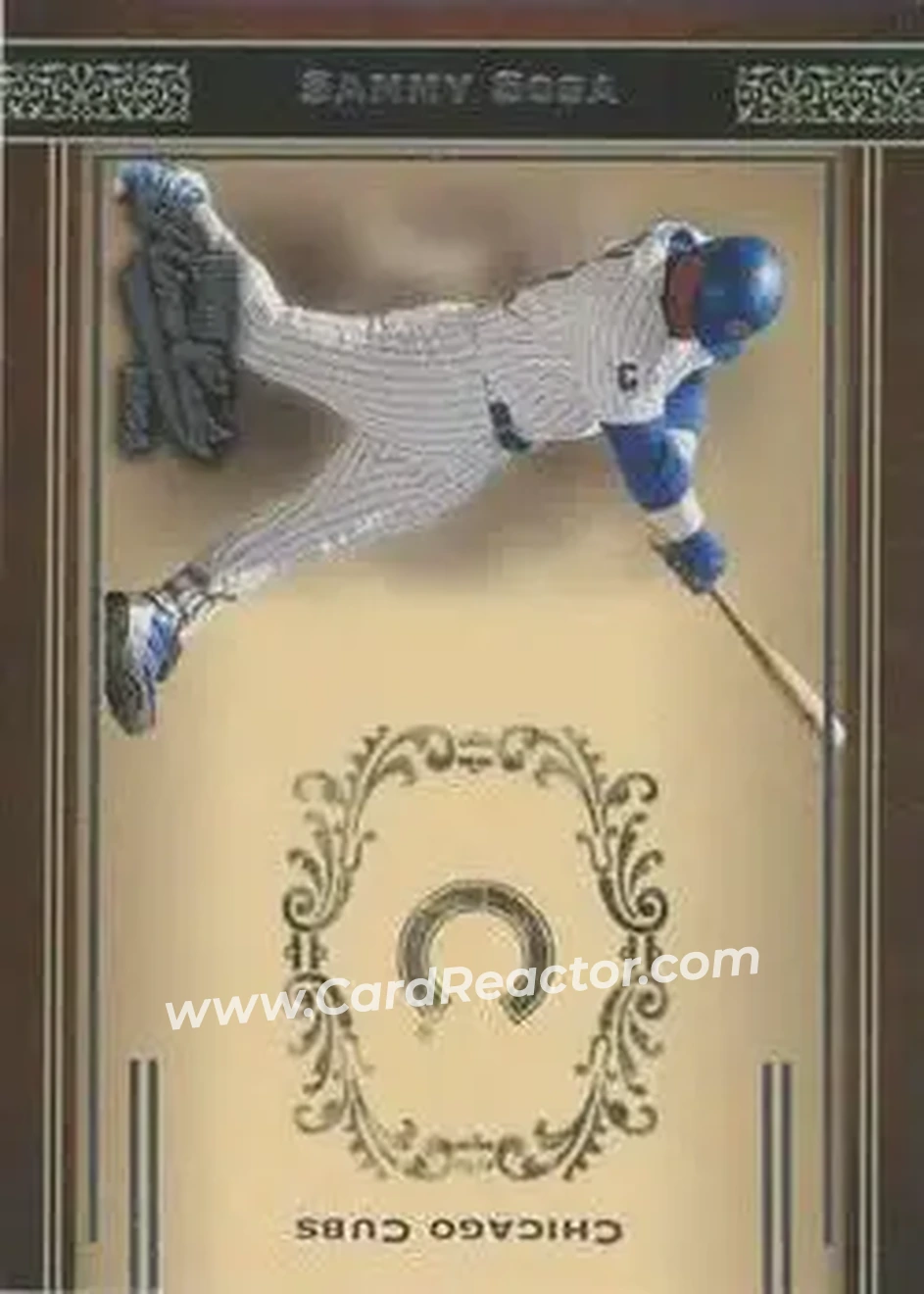 2004 Playoff Prime Cuts #4 - Sammy Sosa - Chicago Cubs - Front