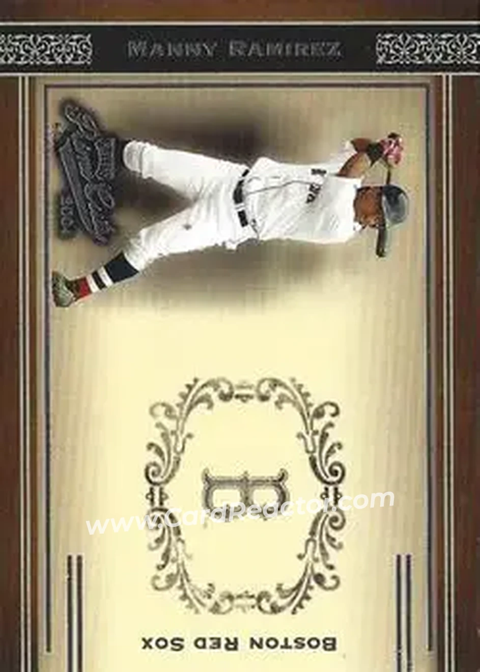2004 Playoff Prime Cuts #12 - Manny Ramirez - Boston Red Sox - Front