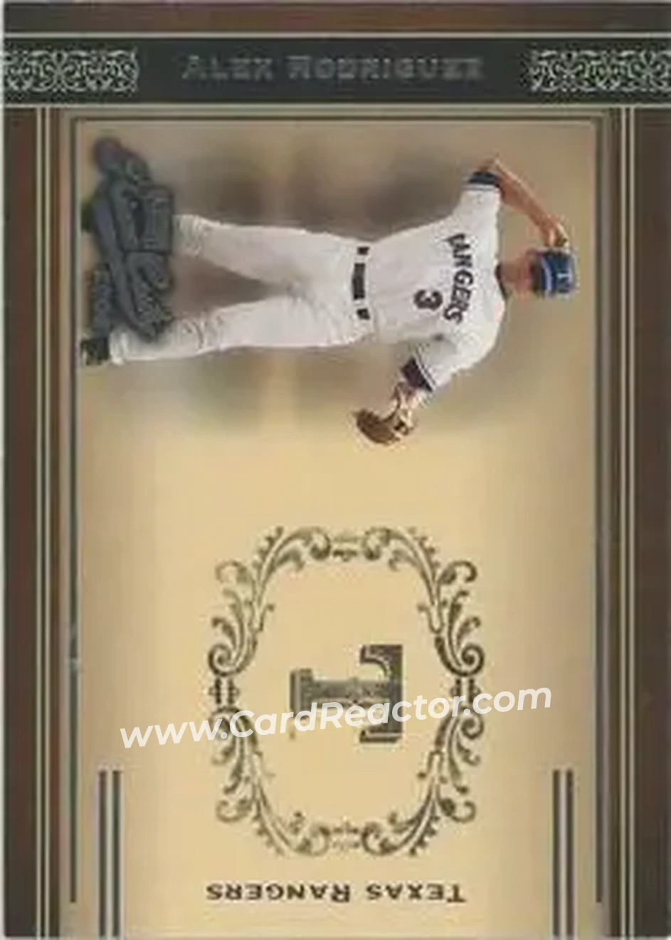 2004 Playoff Prime Cuts #14 - Alex Rodriguez - Texas Rangers - Front