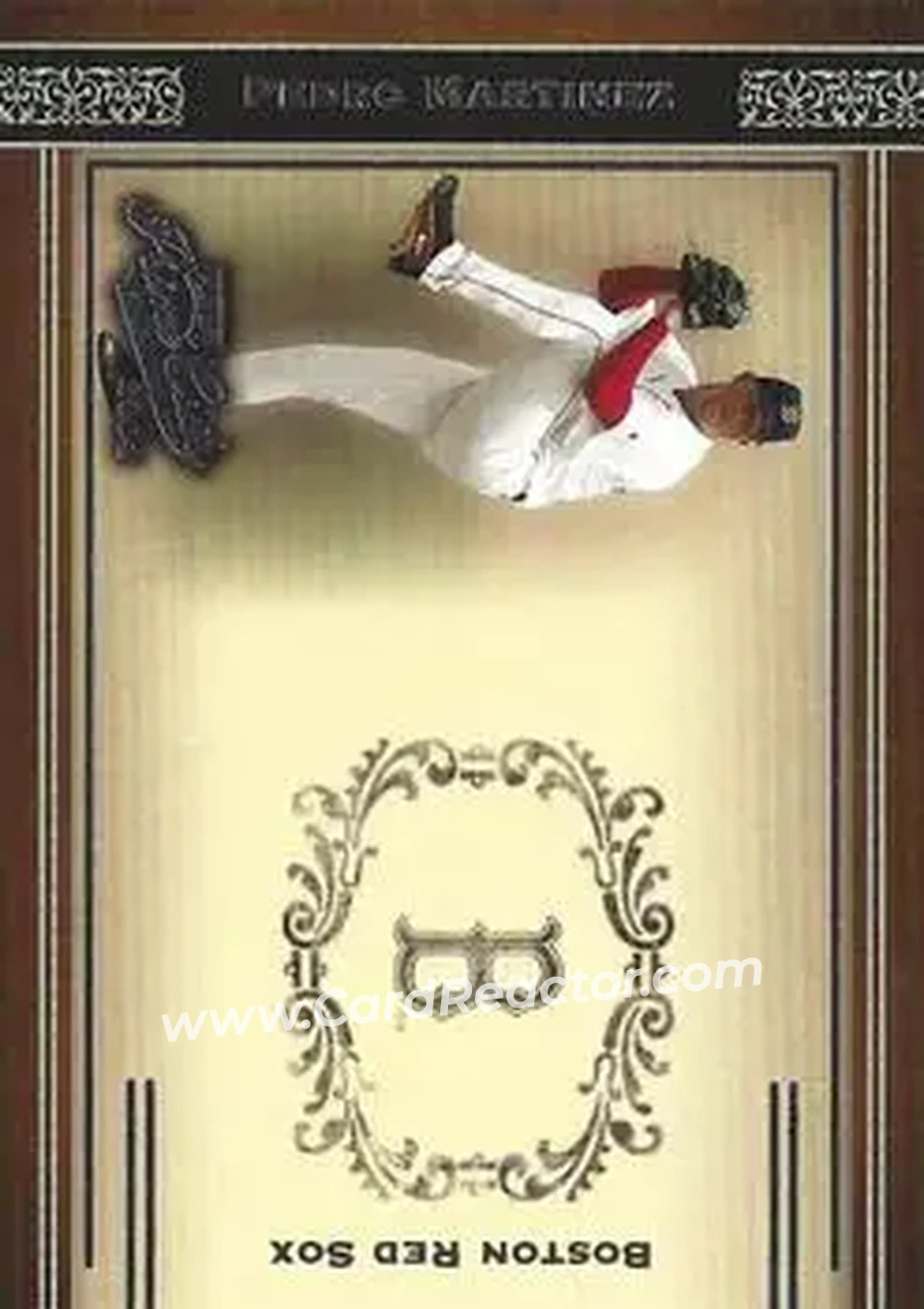 2004 Playoff Prime Cuts #25 - Pedro Martinez - Boston Red Sox - Front