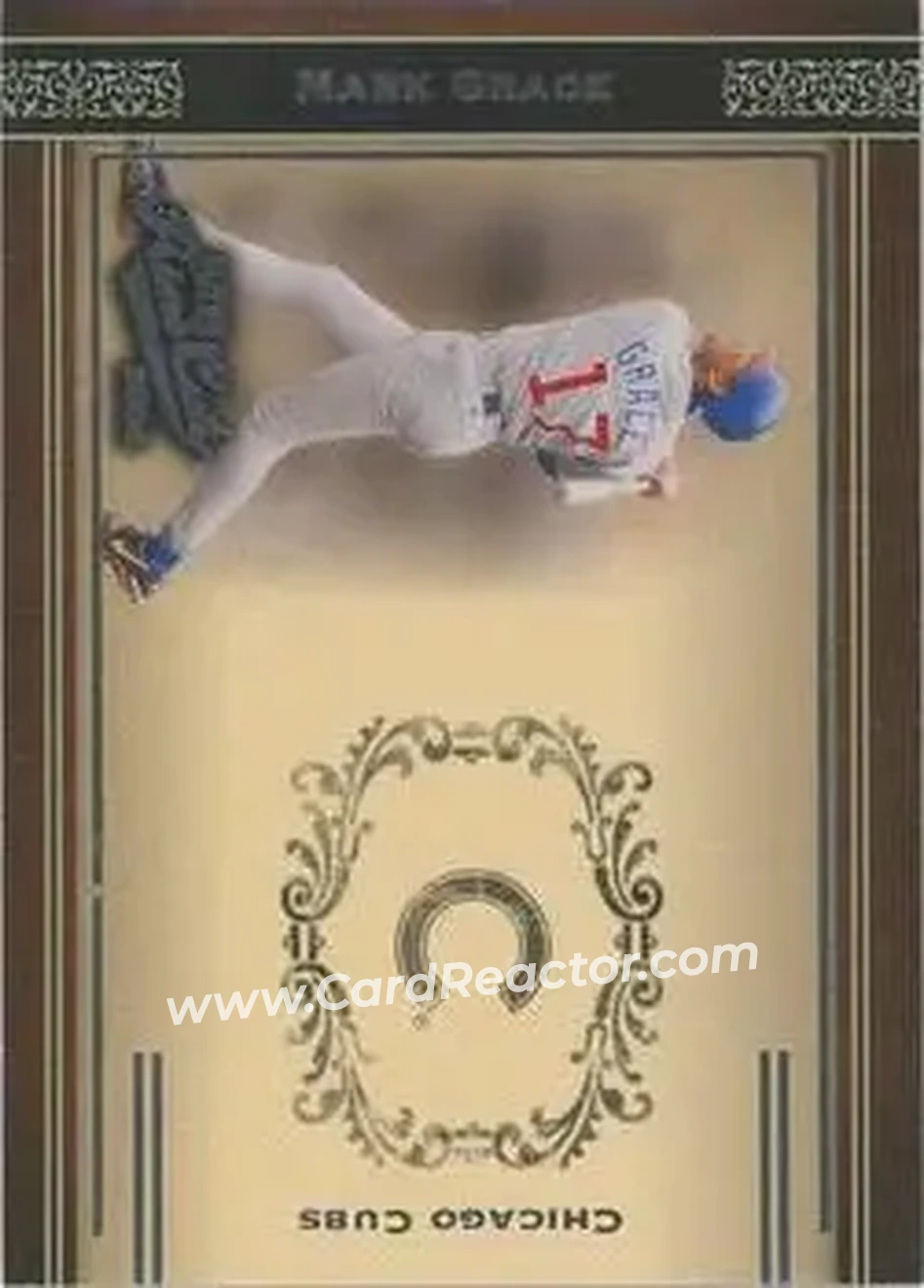 2004 Playoff Prime Cuts #32 - Mark Grace - Chicago Cubs - Front