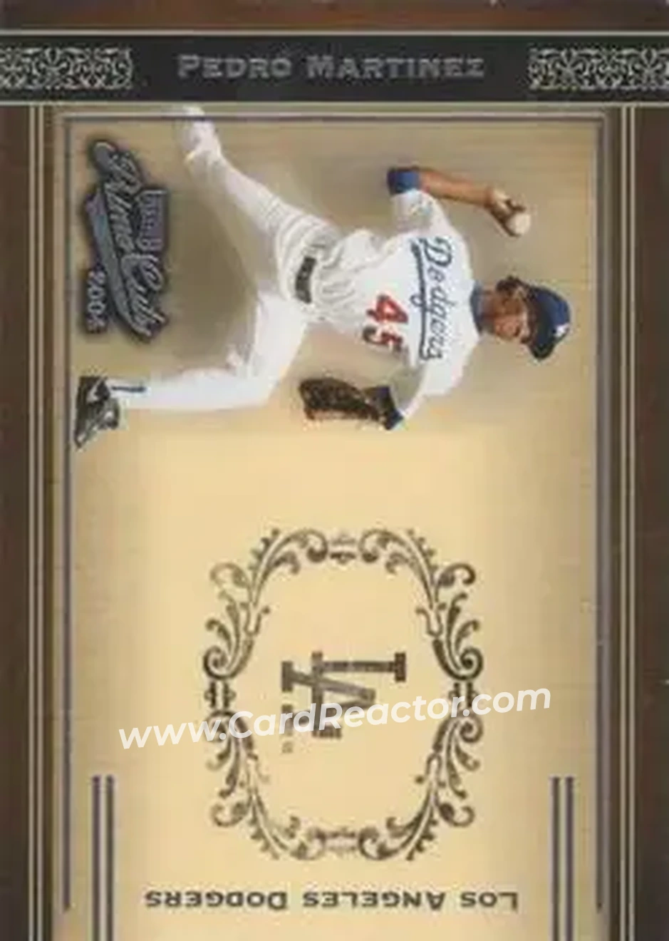 2004 Playoff Prime Cuts #33 - Pedro Martinez - Los Angeles Dodgers - Front