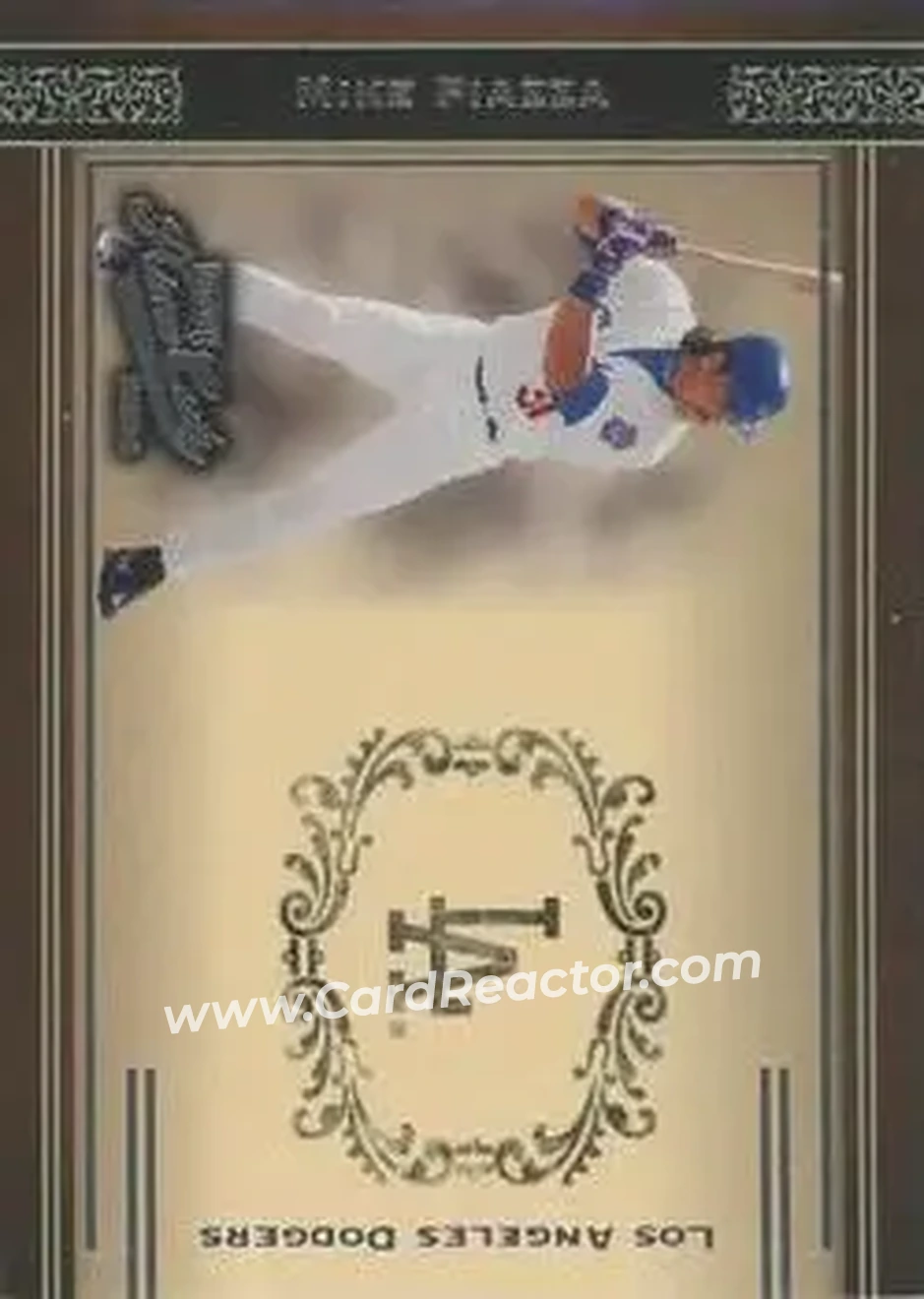 2004 Playoff Prime Cuts #40 - Mike Piazza - Los Angeles Dodgers - Front