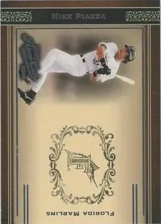 2004 Playoff Prime Cuts #41 - Mike Piazza - Florida Marlins