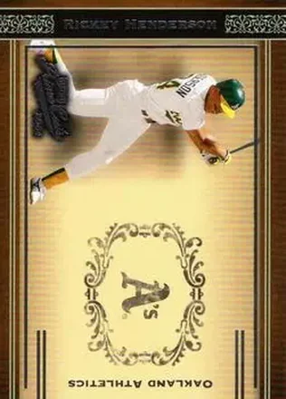 2004 Playoff Prime Cuts #44 - Rickey Henderson - Oakland Athletics