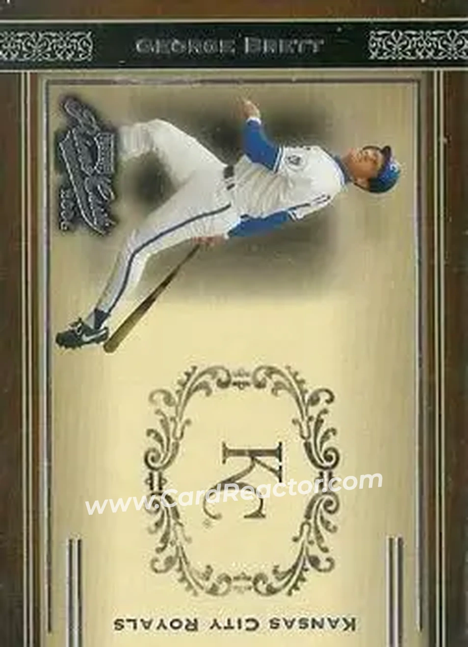 2004 Playoff Prime Cuts #47 - George Brett - Kansas City Royals - Front