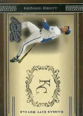 2004 Playoff Prime Cuts #47 - George Brett - Kansas City Royals