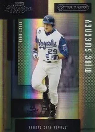 2004 Playoff Prestige - Xtra Bases Black #92 - Mike Sweeney - Kansas City Royals