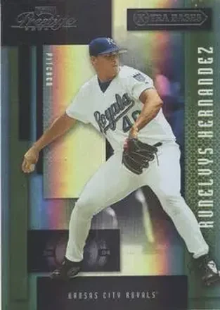 2004 Playoff Prestige - Xtra Bases Black #93 - Runelvys Hernandez - Kansas City Royals